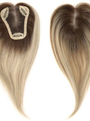 9x10cm T type human hair women's toppers
