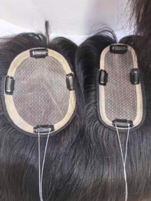 Silk top Remy hair toppers for women