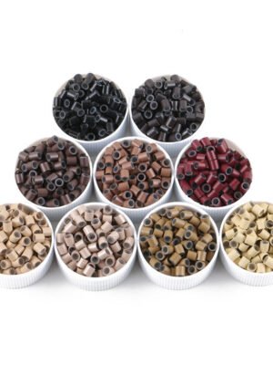 Silicone Lined Micro Rings for Hair Extensions